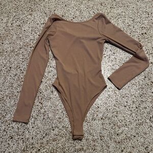 Open back Long Sleeve One Piece